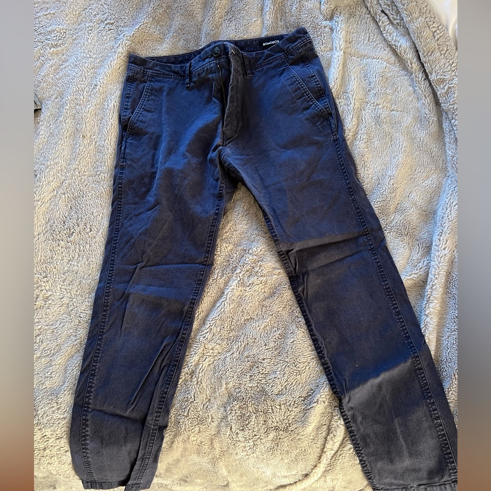 Bonobos 32x30 skinny trousers in navy